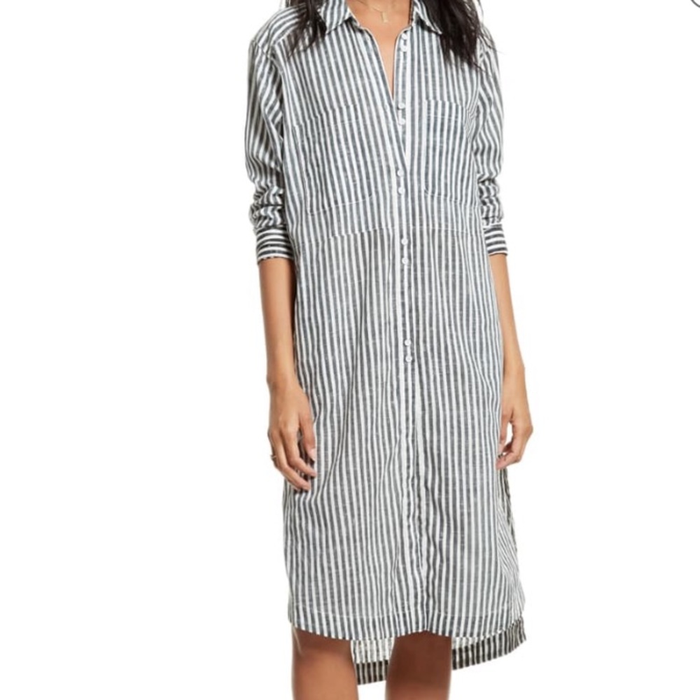 FREE PEOPLE “FADED IN THE MORNING” SHIRT DRESS